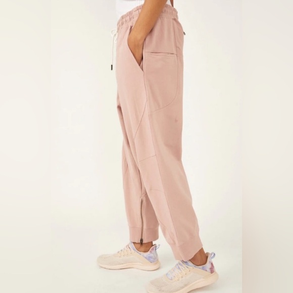 Free People Pants - Free People Movement‎ Nothing But the Sweats Jogger Pants Size Extra Small Pink